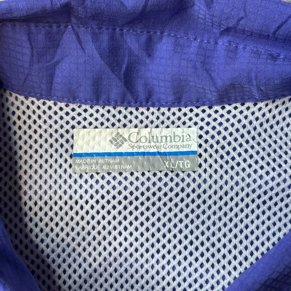 Columbia Shirt Womens XL Blue Silver Ridge Long Sleeve Omni-Shade Hiking Top - Picture 3 of 10